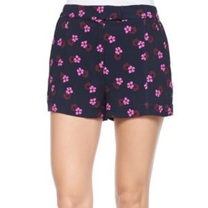 A.L.C- ‘Val’ Mallow Print Silk Shorts